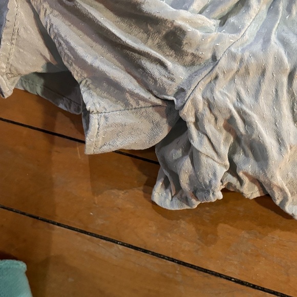 EUC Lulu's Light Sage Green Smocked Jumper/Romper - Picture 6 of 12